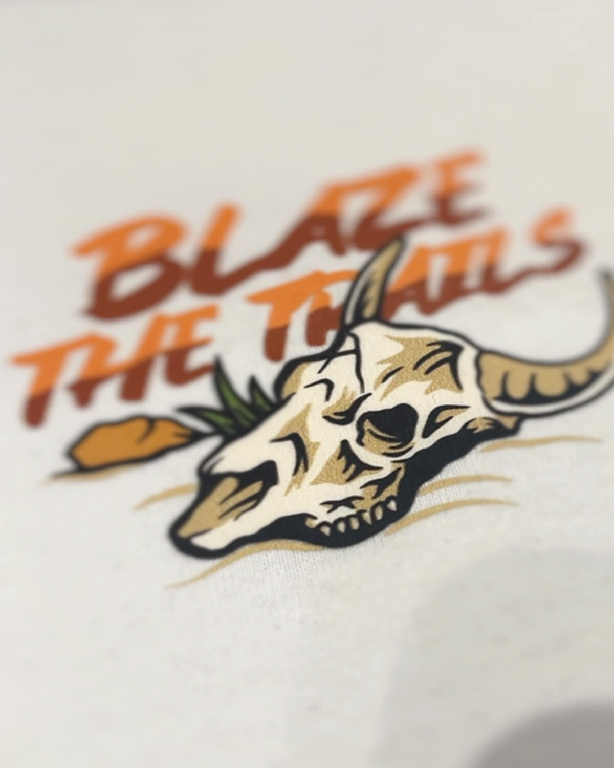 Blaze The Trails - T-shirt - Off-white – Butchers & Barons