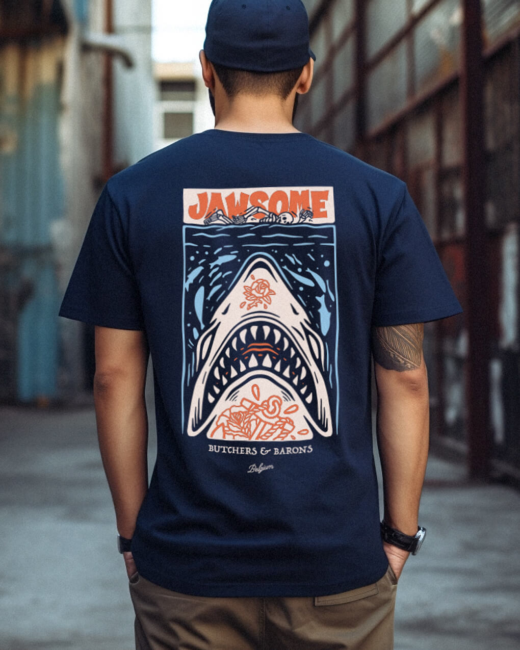 Jawsome - T-shirt - Butchers & Barons