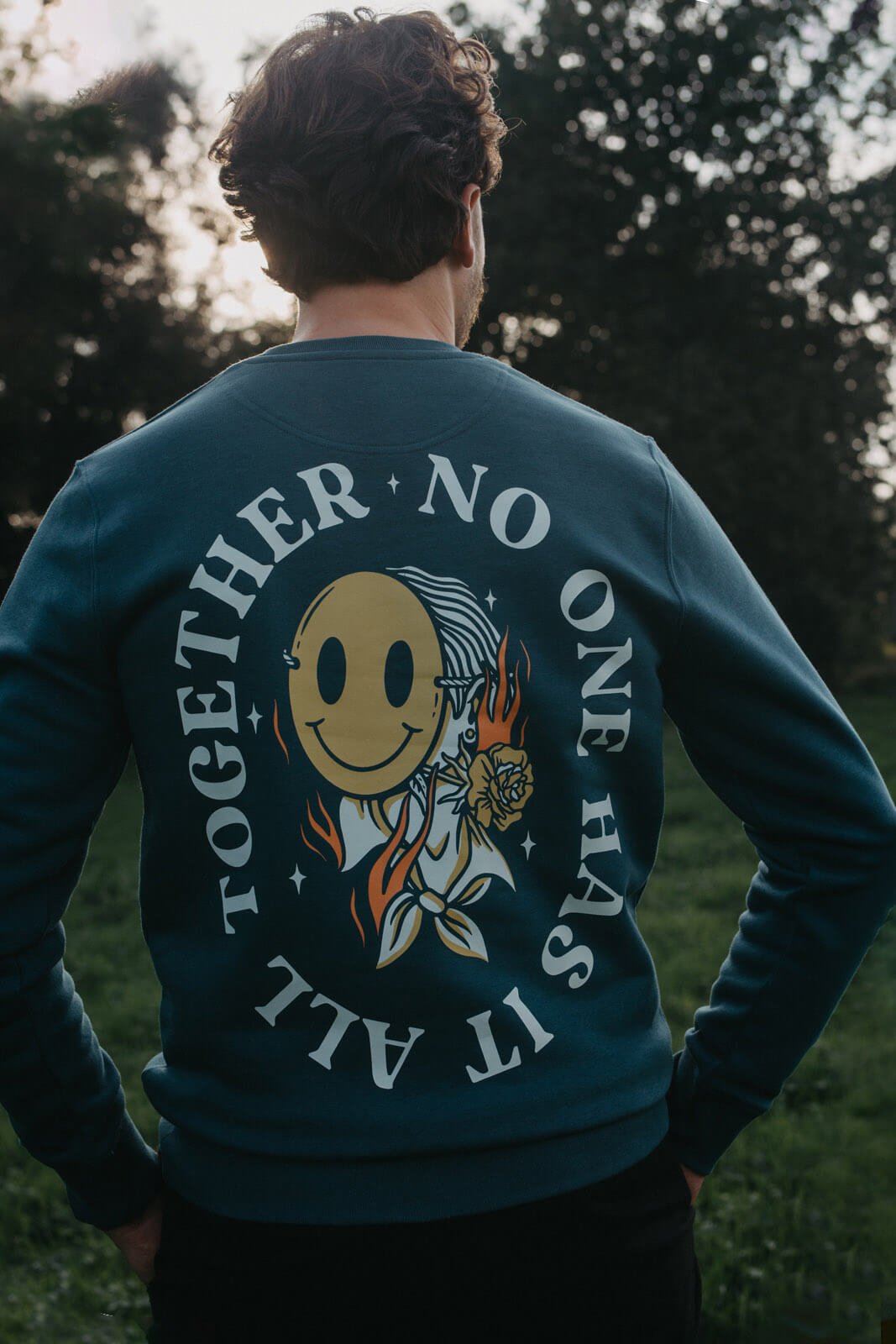 No one has it all together – Sweater – Petrol - Butchers & Barons