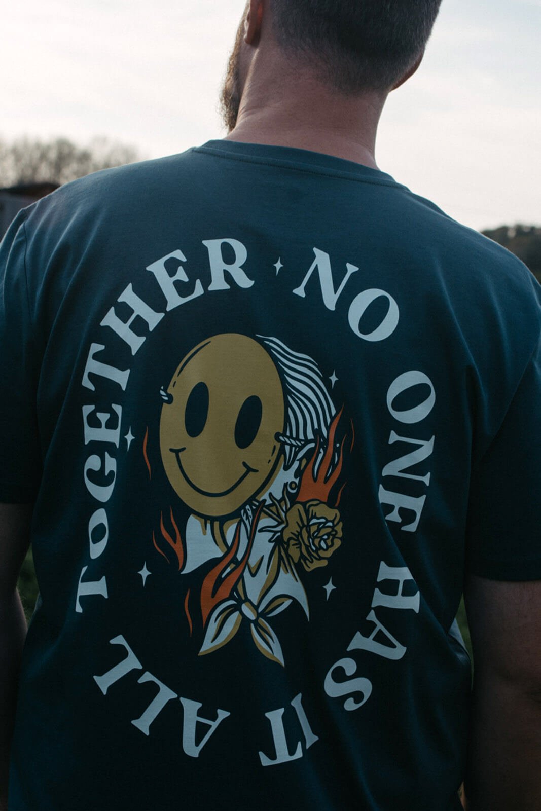 No one has it all together – T-shirt – Petrol - Butchers & Barons