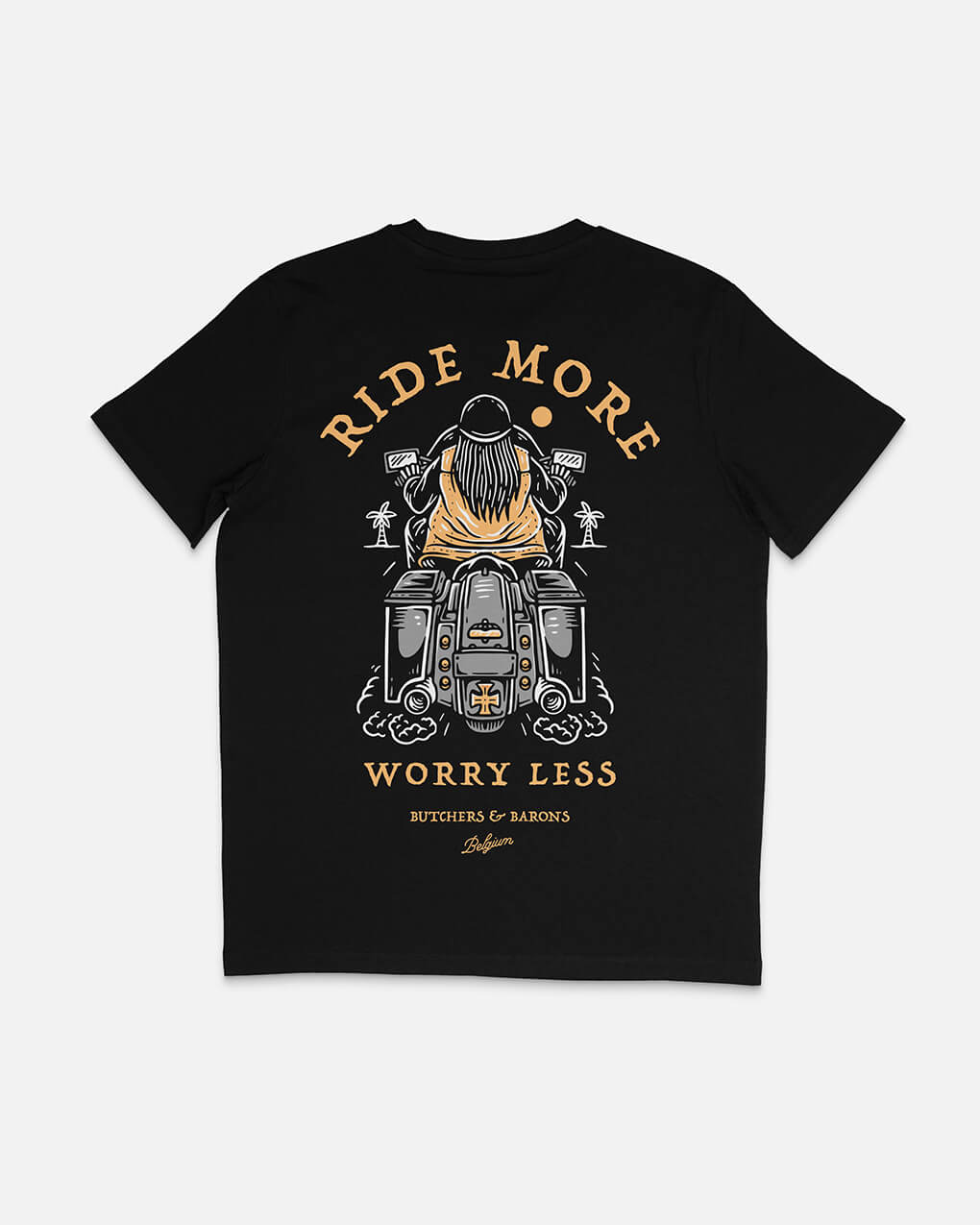 Ride More, Worry Less 2 - T-shirt - Butchers & Barons
