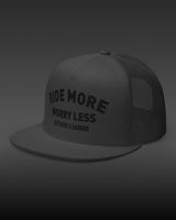 Ride more, Worry Less - Cap - Grey - Butchers & Barons