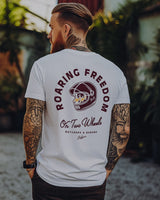 Roaring Freedom - T-shirt - Off - white - Butchers & Barons