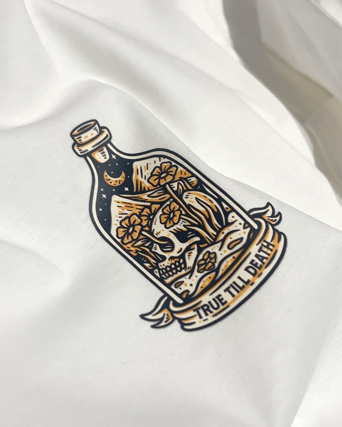 True Till Death - T-shirt - Off - white - Butchers & Barons