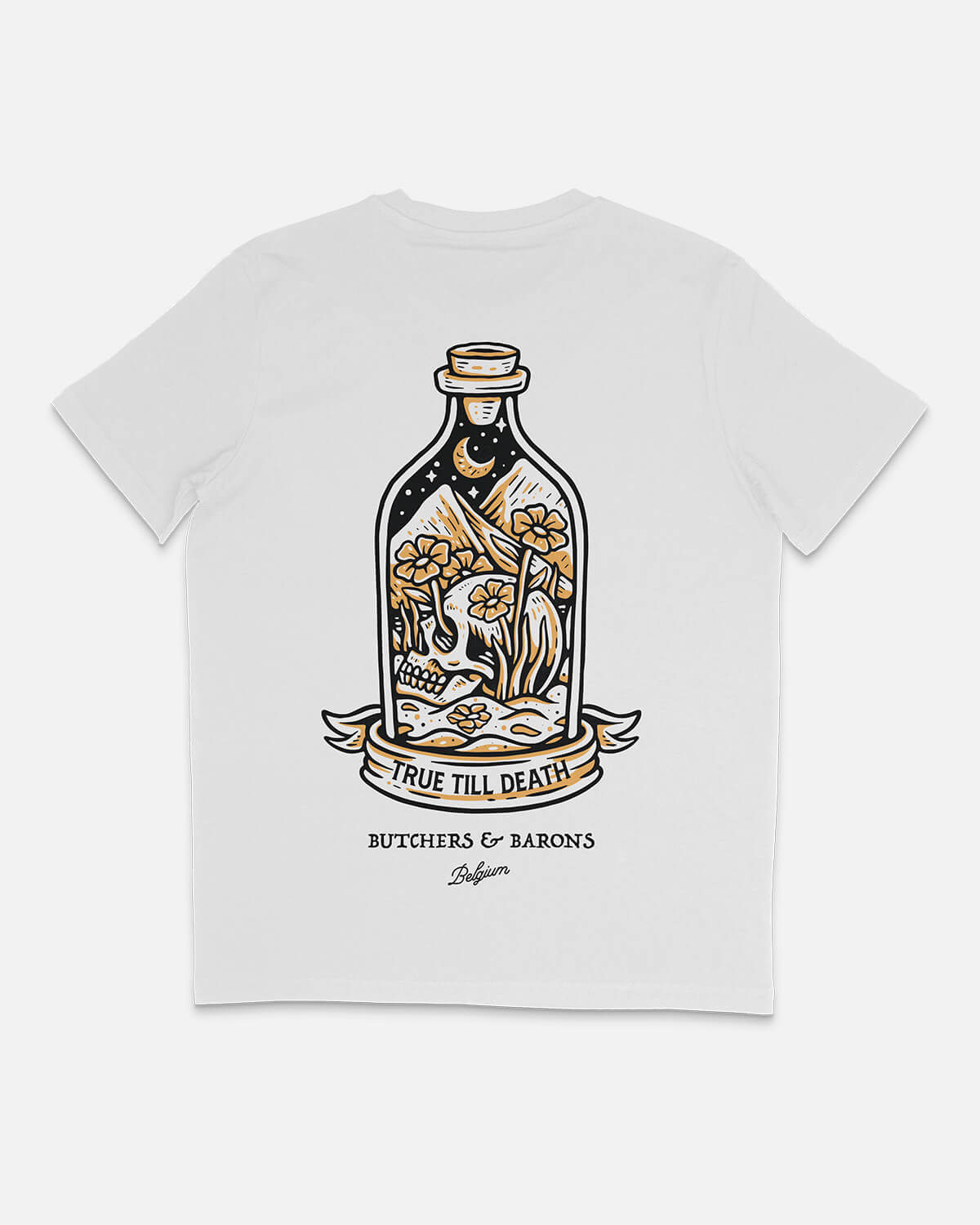 True Till Death - T-shirt - Off - white - Butchers & Barons
