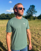 Wheels & Horizons - T-shirt - Green - Butchers & Barons