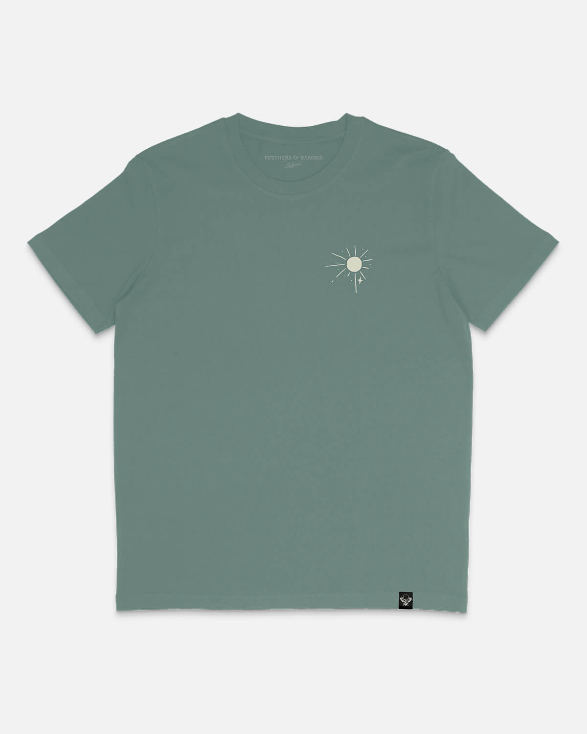 Wheels & Horizons - T-shirt - Green - Butchers & Barons