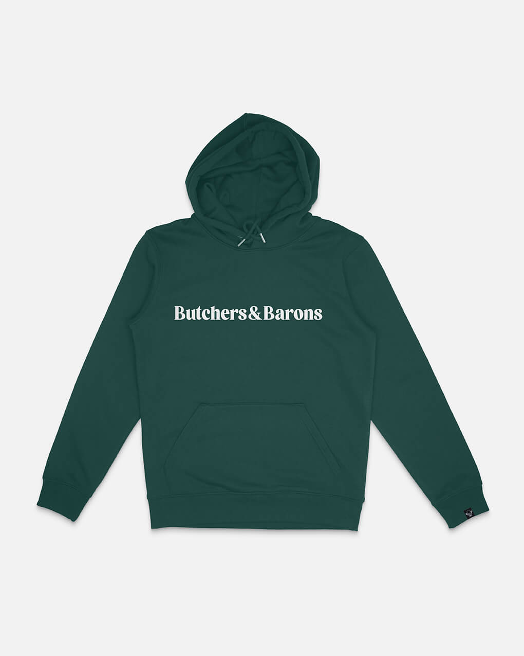 Butchers & Barons - dark green hoodie