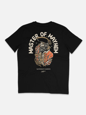 Master of Mayhem T-shirt  - Black