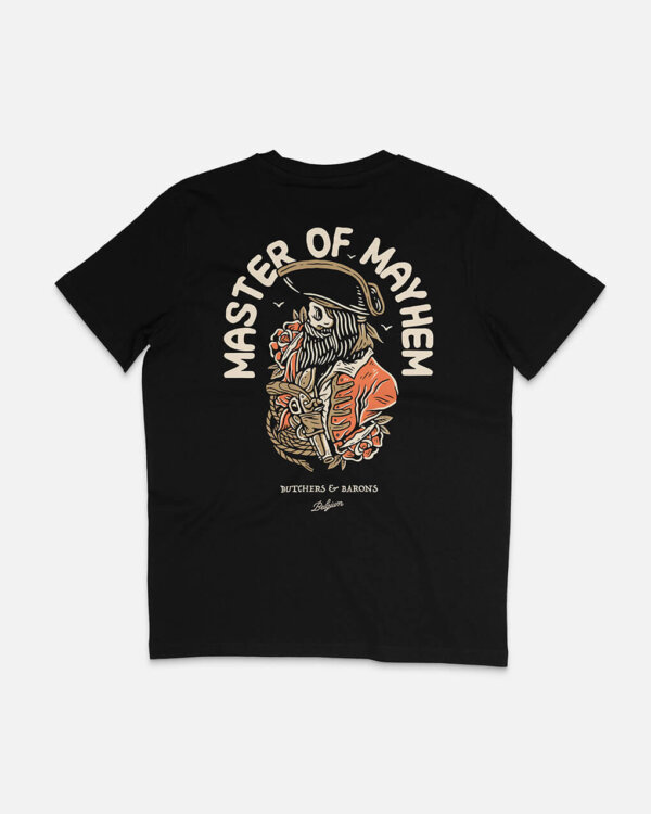 Master of Mayhem T-shirt  - Black