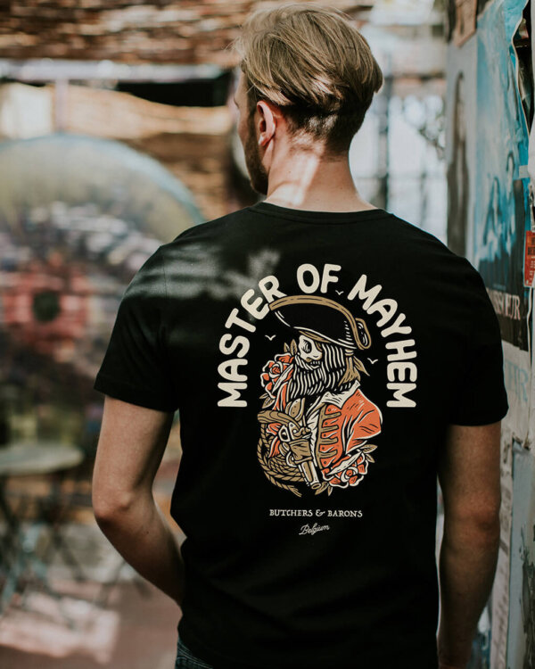 Master of Mayhem T-shirt  - Black