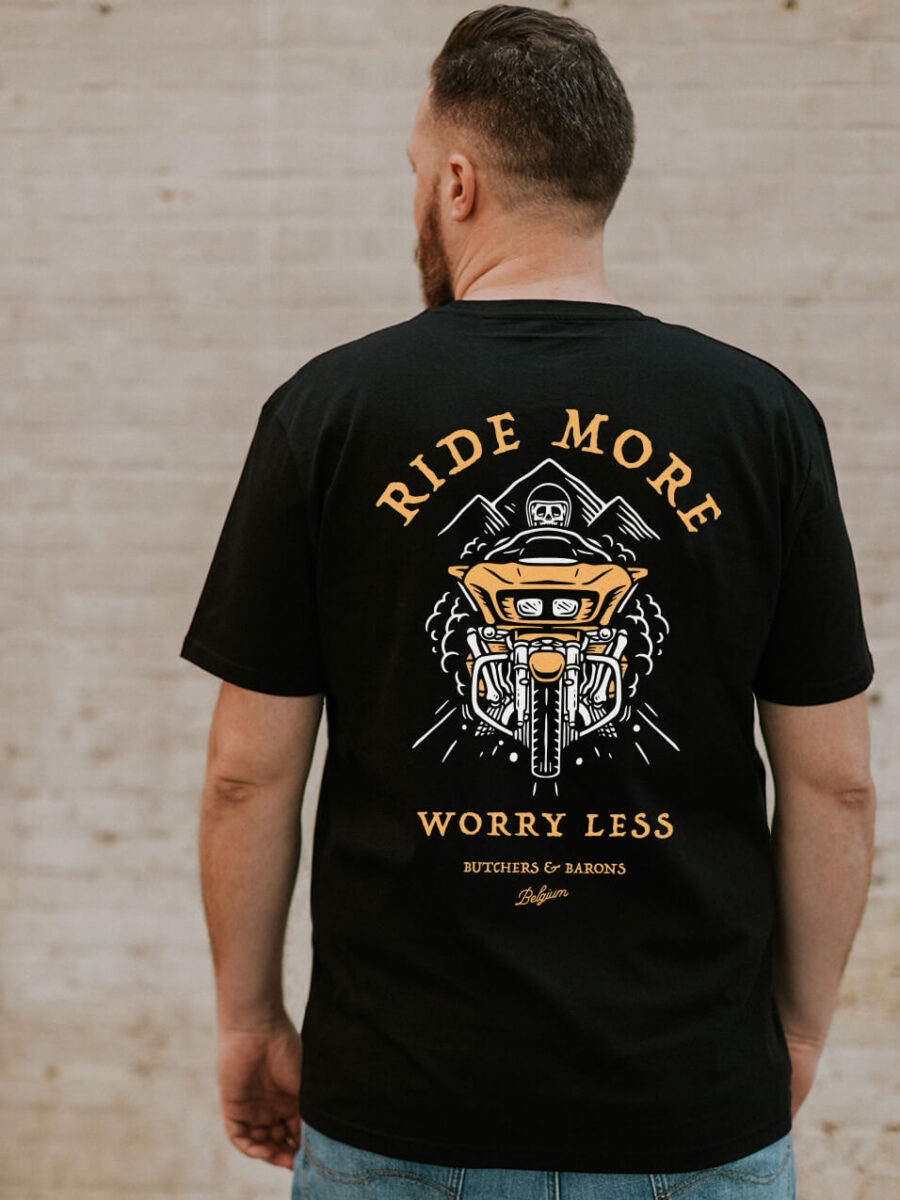 Ride More, Worry Less #1 - T-shirt