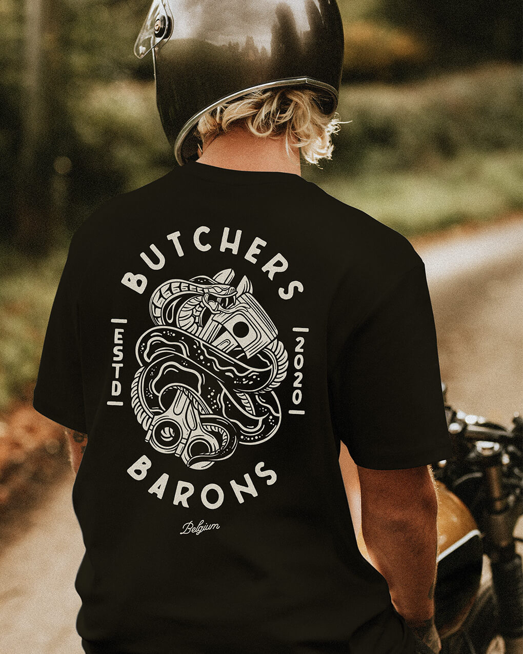wild and free - black t-shirt - butchers & barons