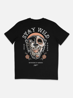 Stay Wild T-shirt - Black