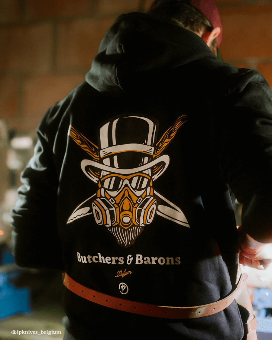 "Knife Maker" limited edition hoodie by Butchers & Barons
