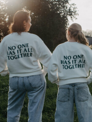 No one has it all together - White - Sweater