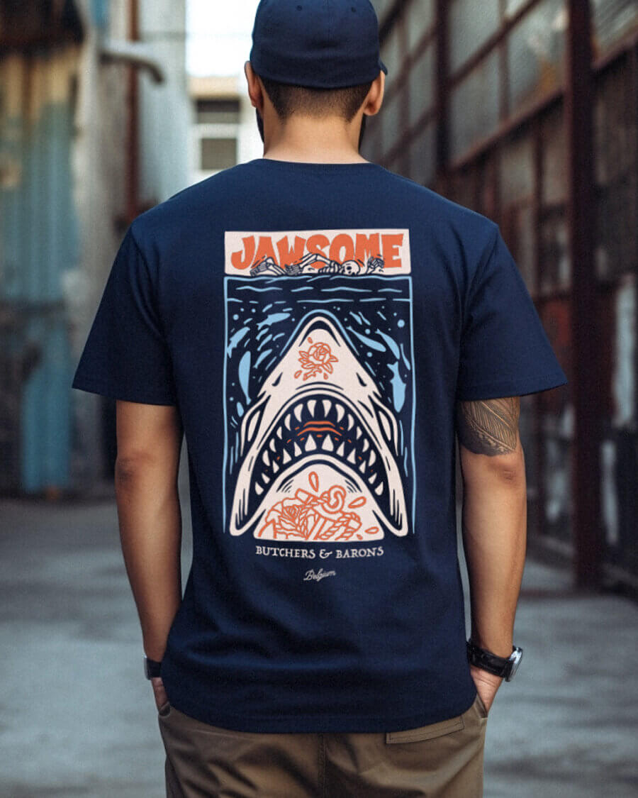 Jawsome - Butchers & Barons t-shirt
