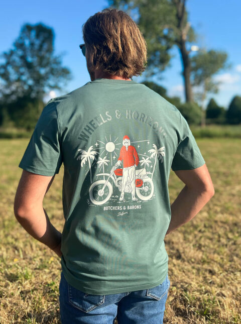 Wheels & Horizons t-shirt - Butchers & Barons